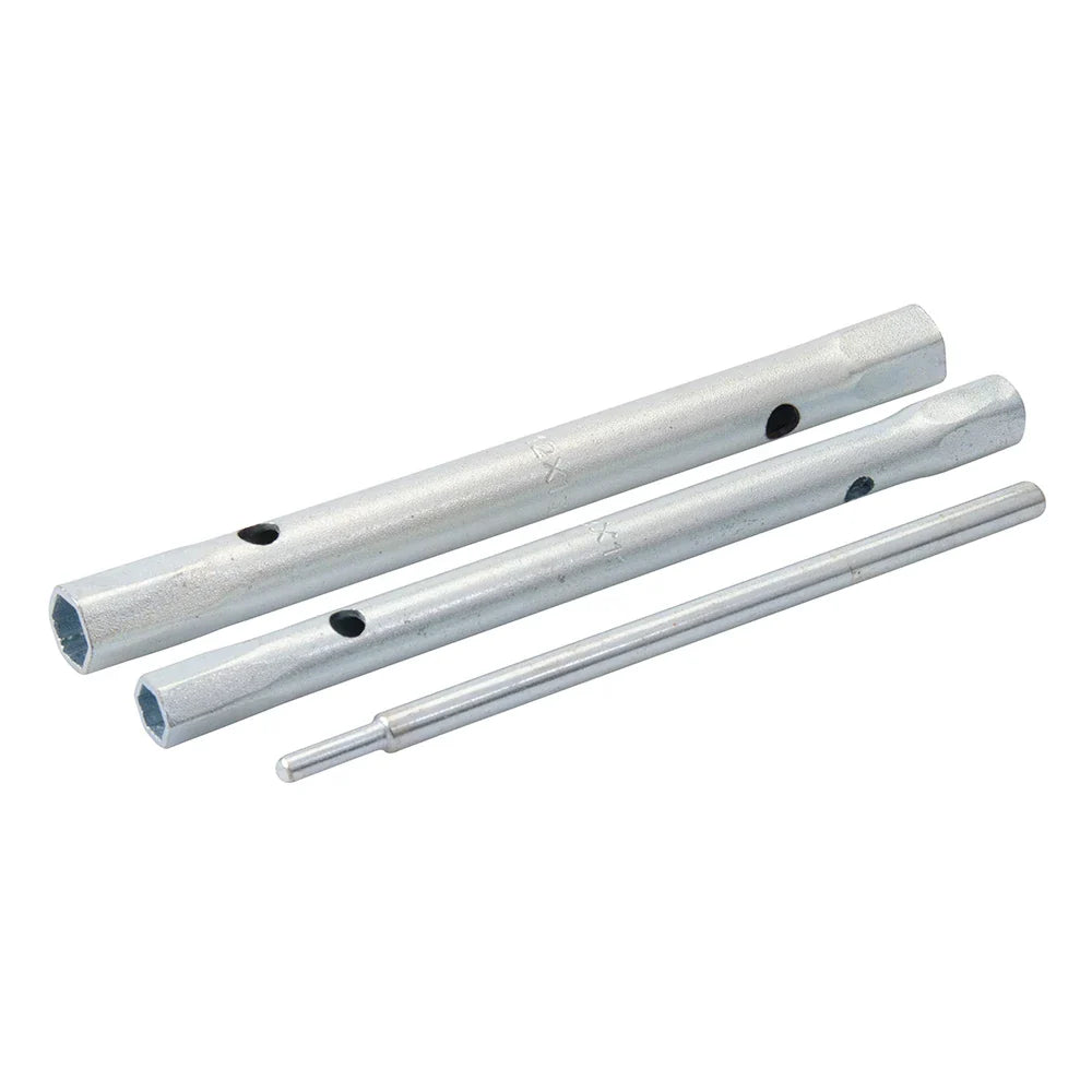 Silverline Monobloc Back Nut Tap Spanner Set 3 Piece Long Reach Zinc-Plated