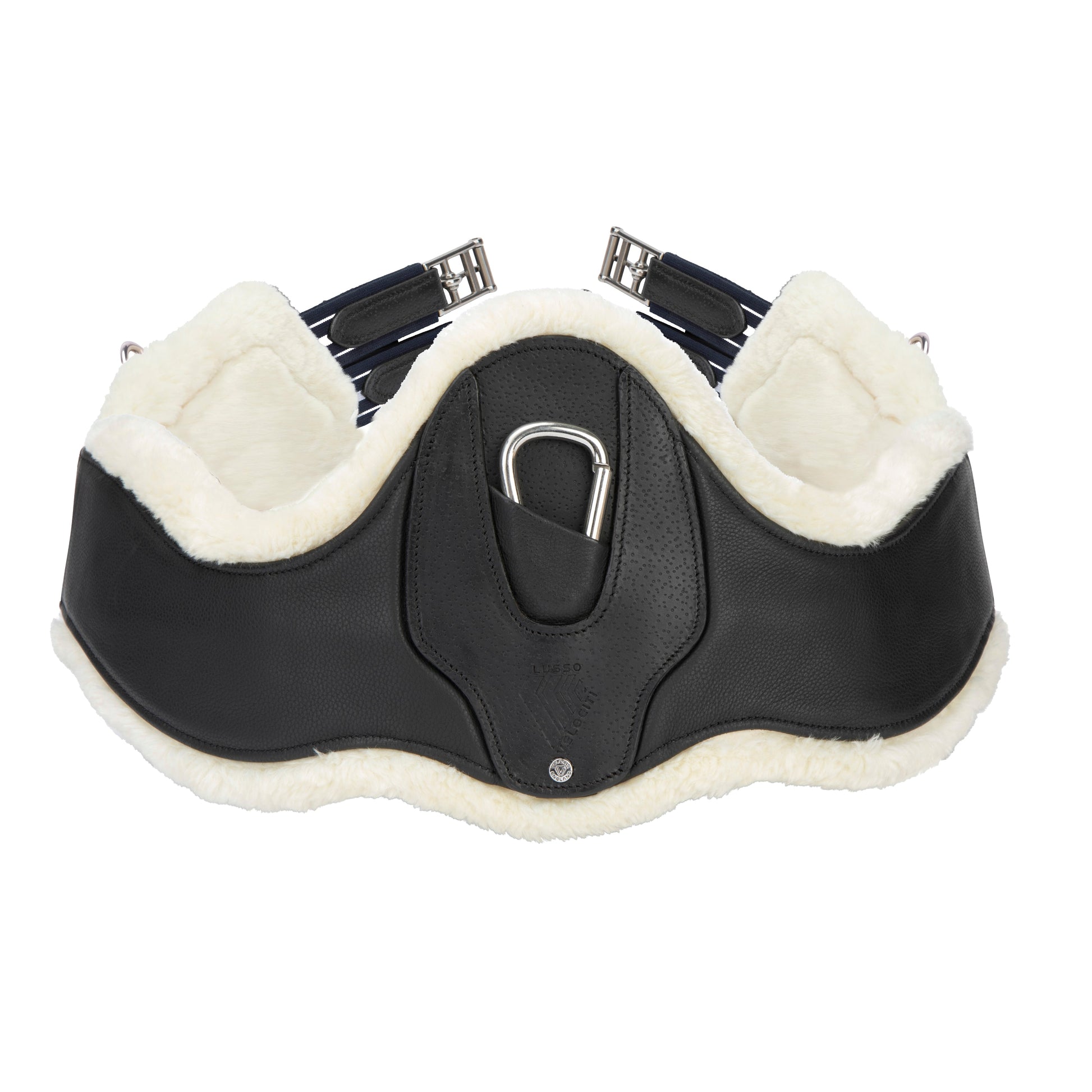Shires Velociti Lusso Elite Anatomical Girth #colour_black