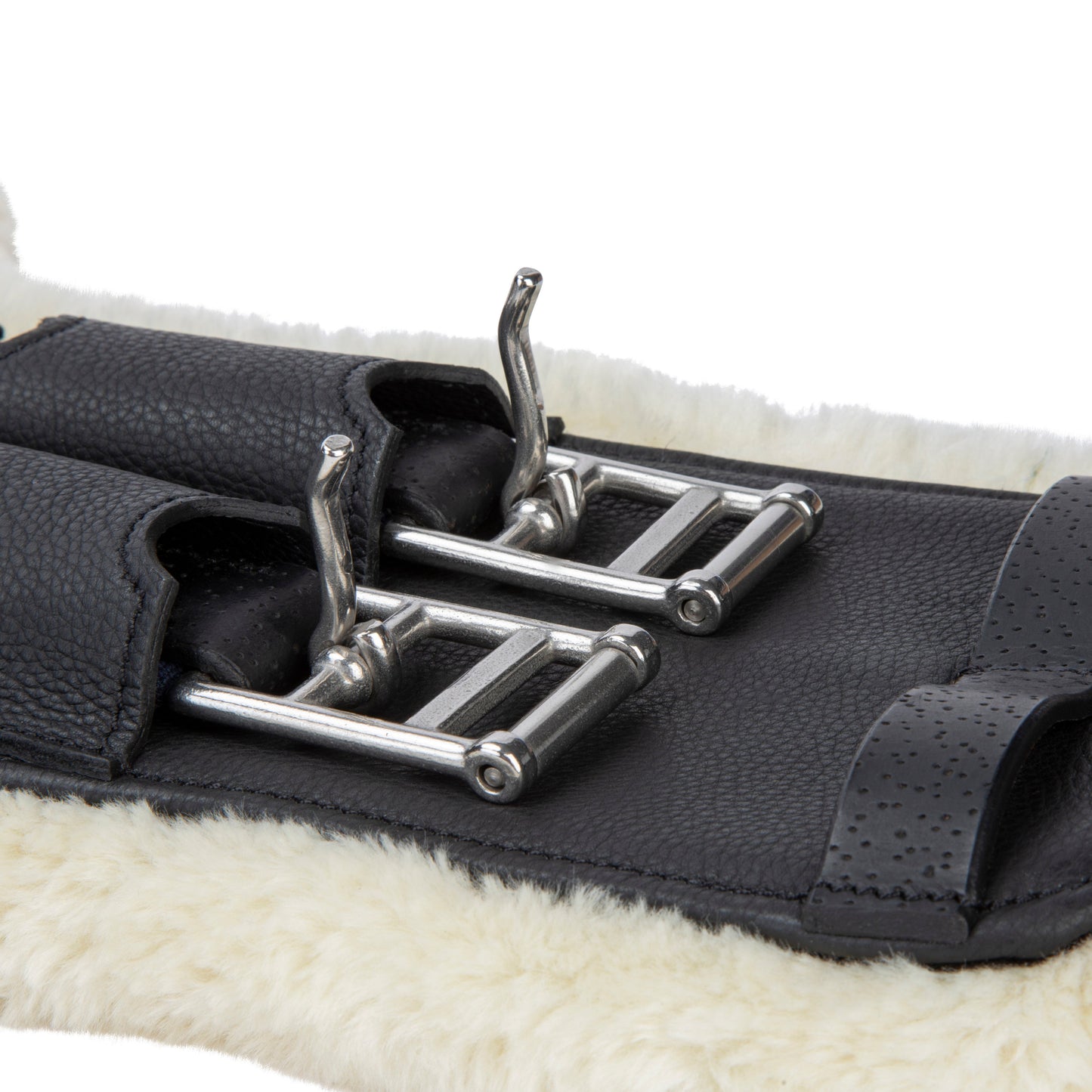 Shires Velociti Lusso Elite Short Stud Girth #colour_black