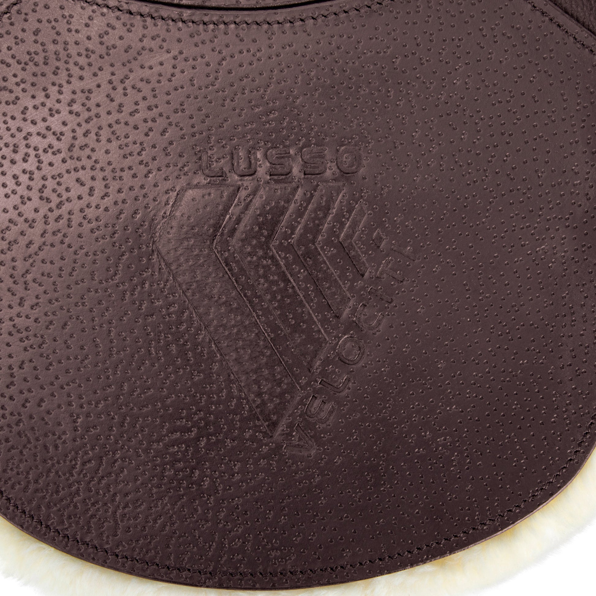 Shires Velociti Lusso Elite Short Stud Girth #colour_havana