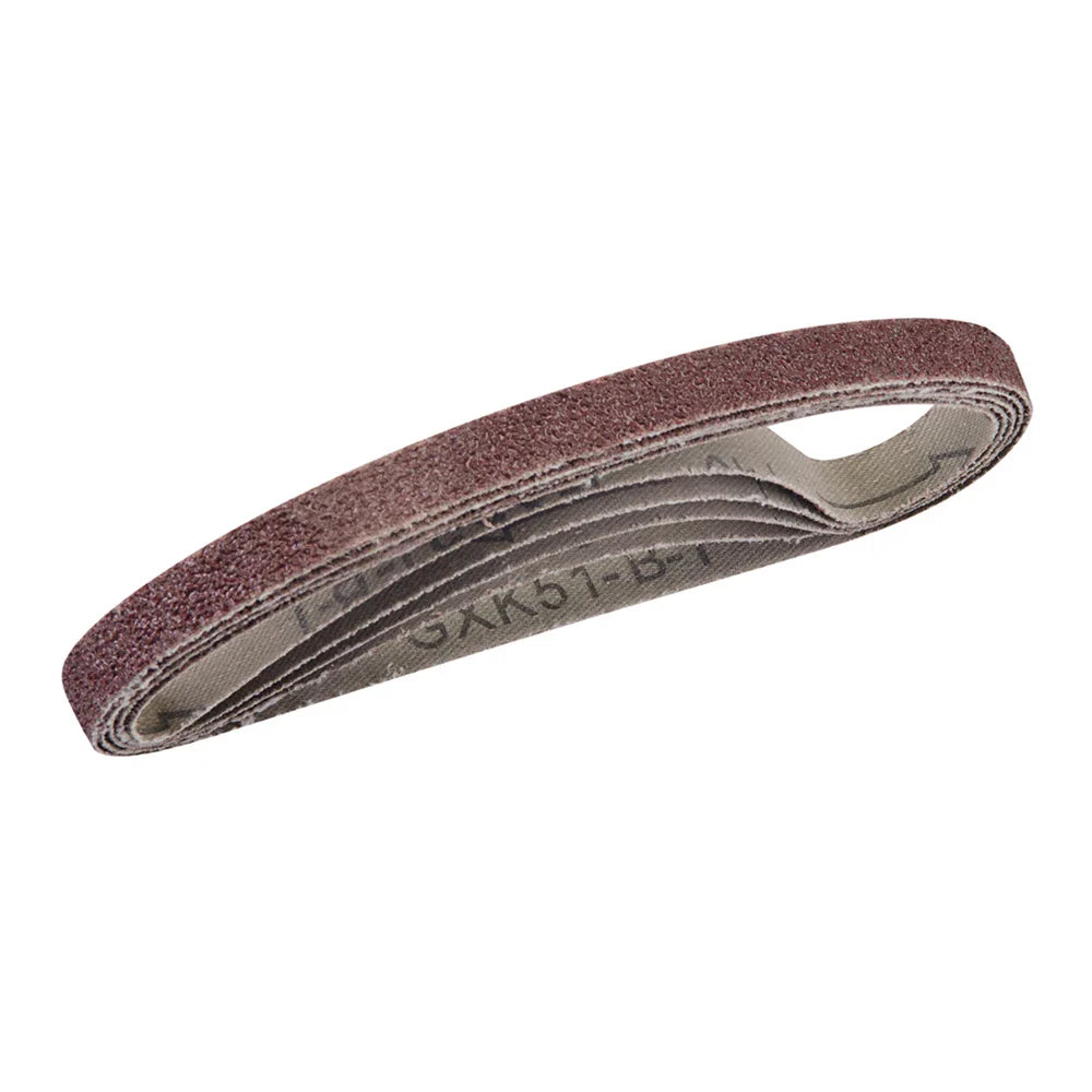 Silverline 10x330mm Sanding Belts 5 Pack 40 Grit Aluminium Oxide for Sanders