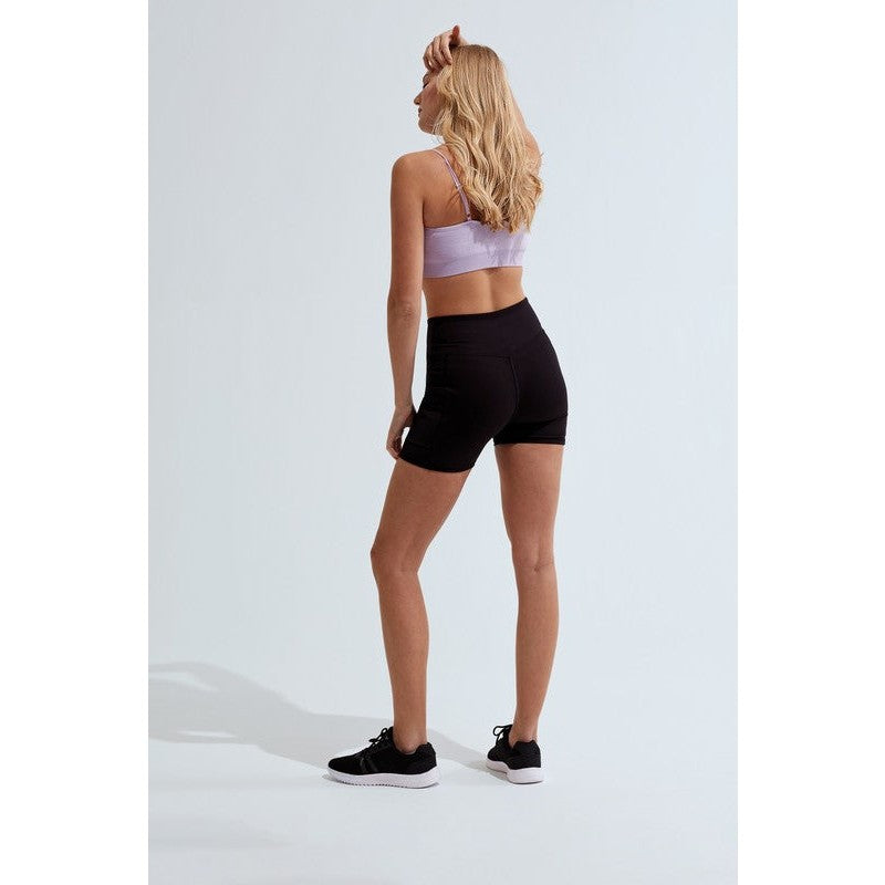 Women's TriDri Recycled Micro Shorts with Pocket Soft Stretch Fabric