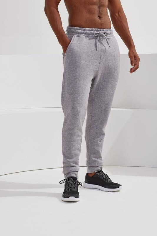 TriDri Fitted Joggers Slim Fit with Pockets Elasticated Waistband Grey