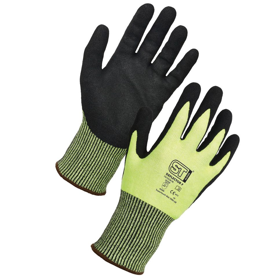 Supertouch Deflector F Cut Resistant Gloves ISO F Abrasion Puncture Tear Safe