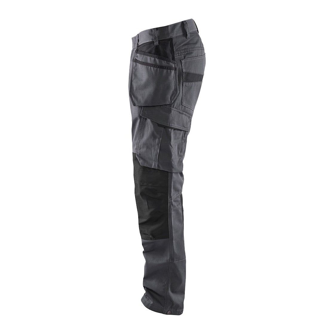 Blaklader 1496 Service Trousers Stretch Fabric Nail Pockets Mid Grey/Black