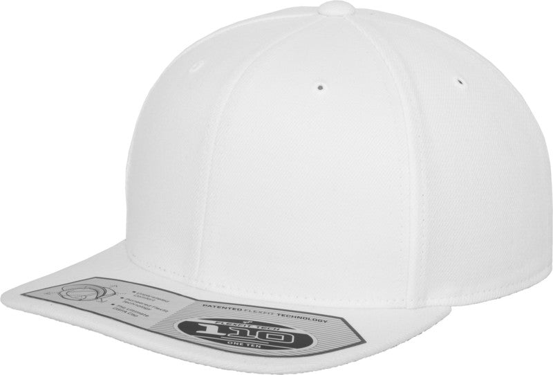 Flexfit Yupoong 110 Fitted Snapback Cap One Size Moisture Wicking Comfort