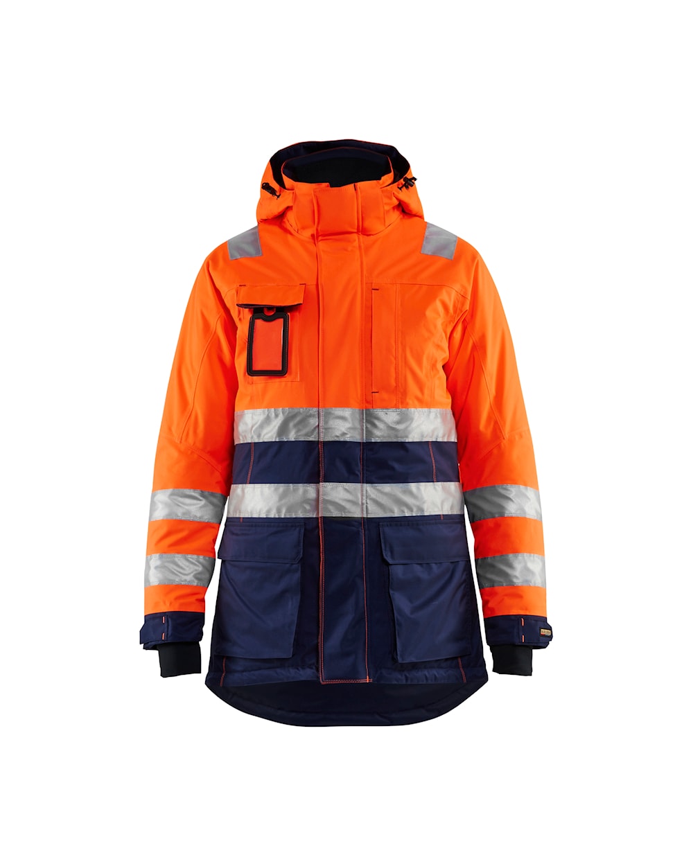 Blaklader Women's Hi-Vis Winter Parka 4472 Waterproof Insulated with Hood