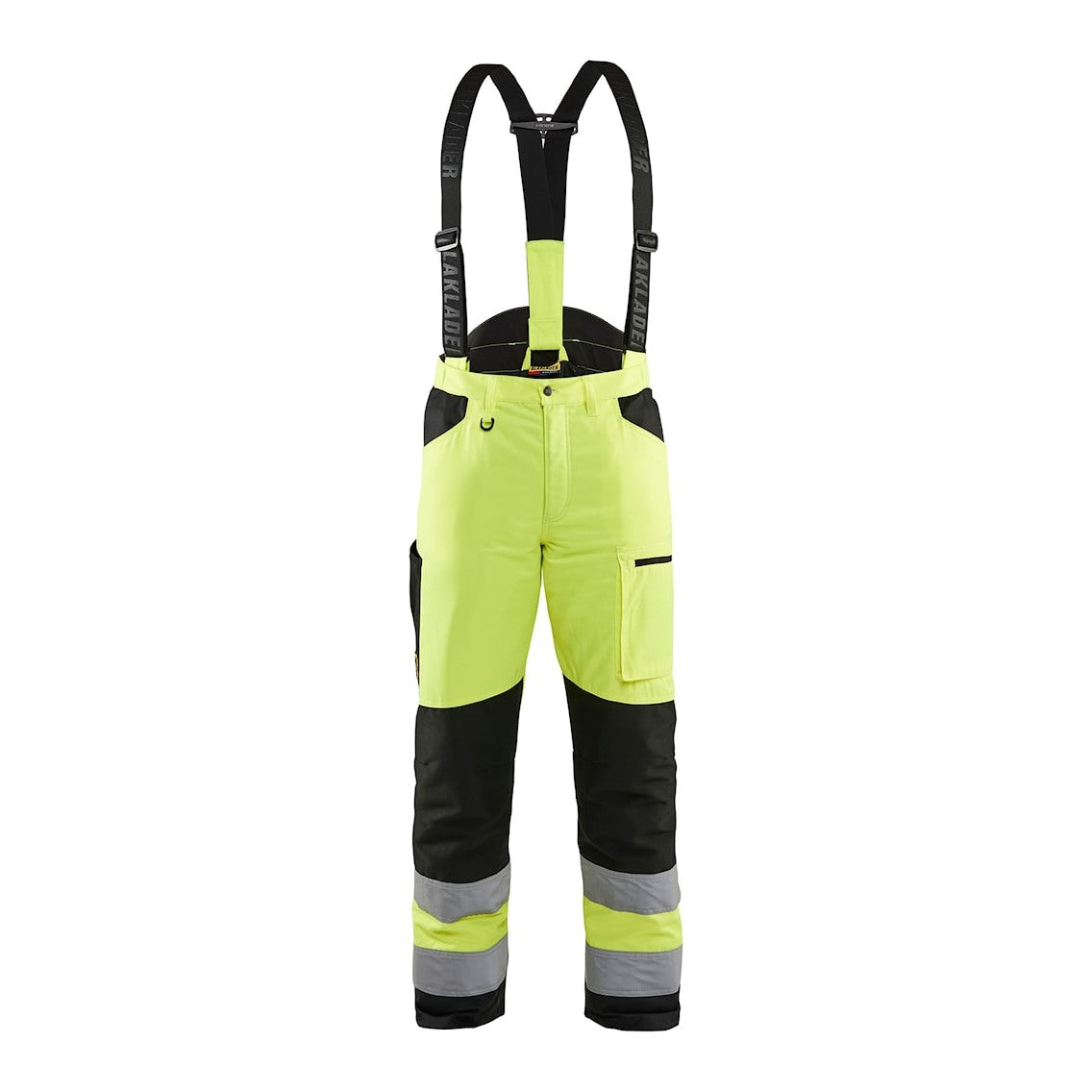 Blaklader High Vis Chainsaw Trousers 1920 Reinforced Knees Multiple Pockets