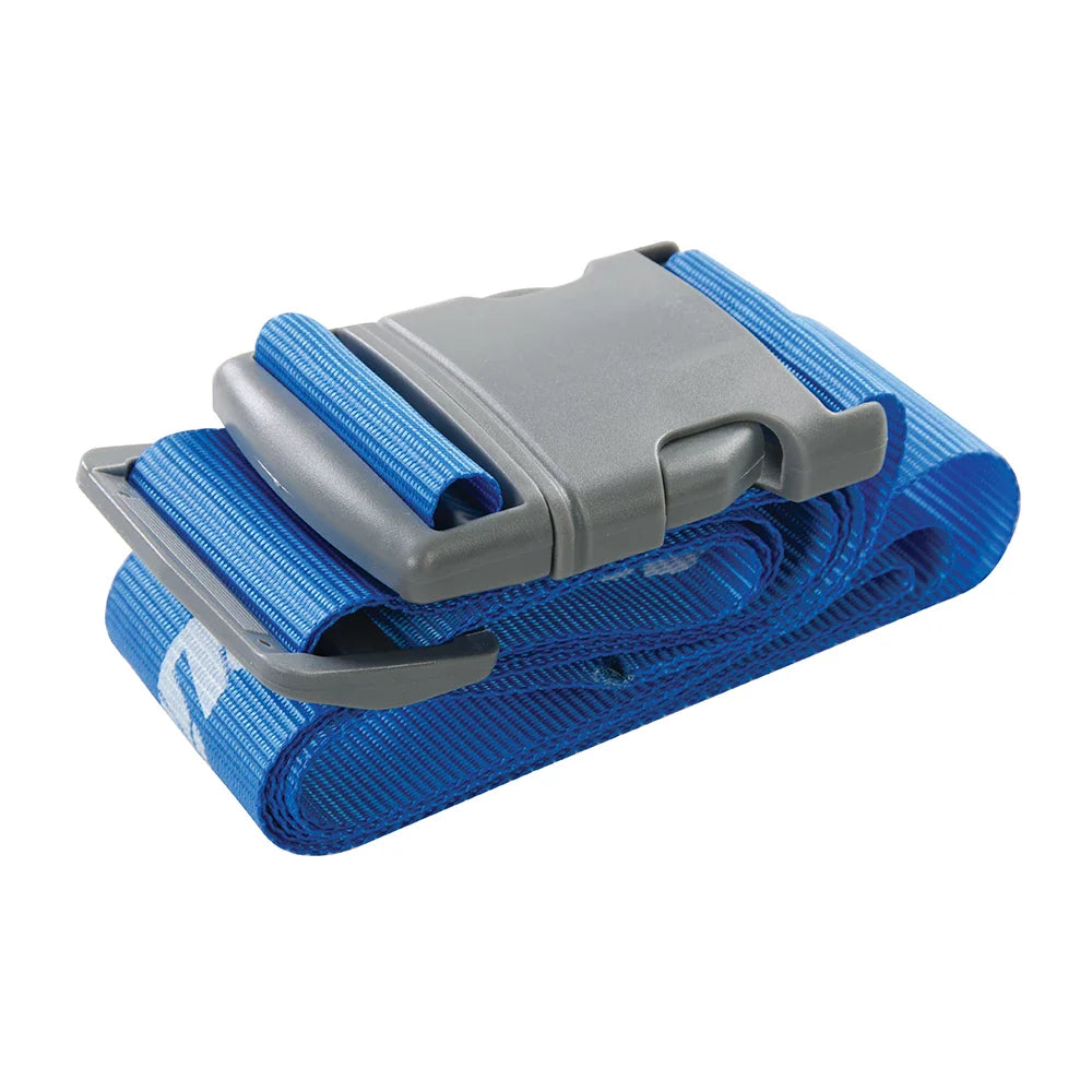Silverline Luggage Strap Adjustable 1.1m to 1.8m Strong Polyester with Buckle