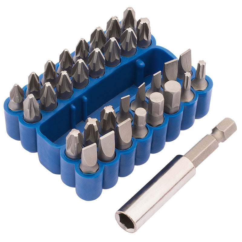 Draper 33 Piece Screwdriver and Magnetic Bit Holder Set with Storage Case