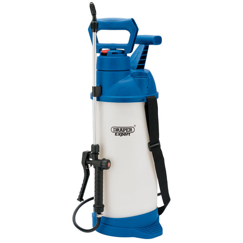 Draper 10L FPM Pump Sprayer with Adjustable Spray Tip and Safety Valve