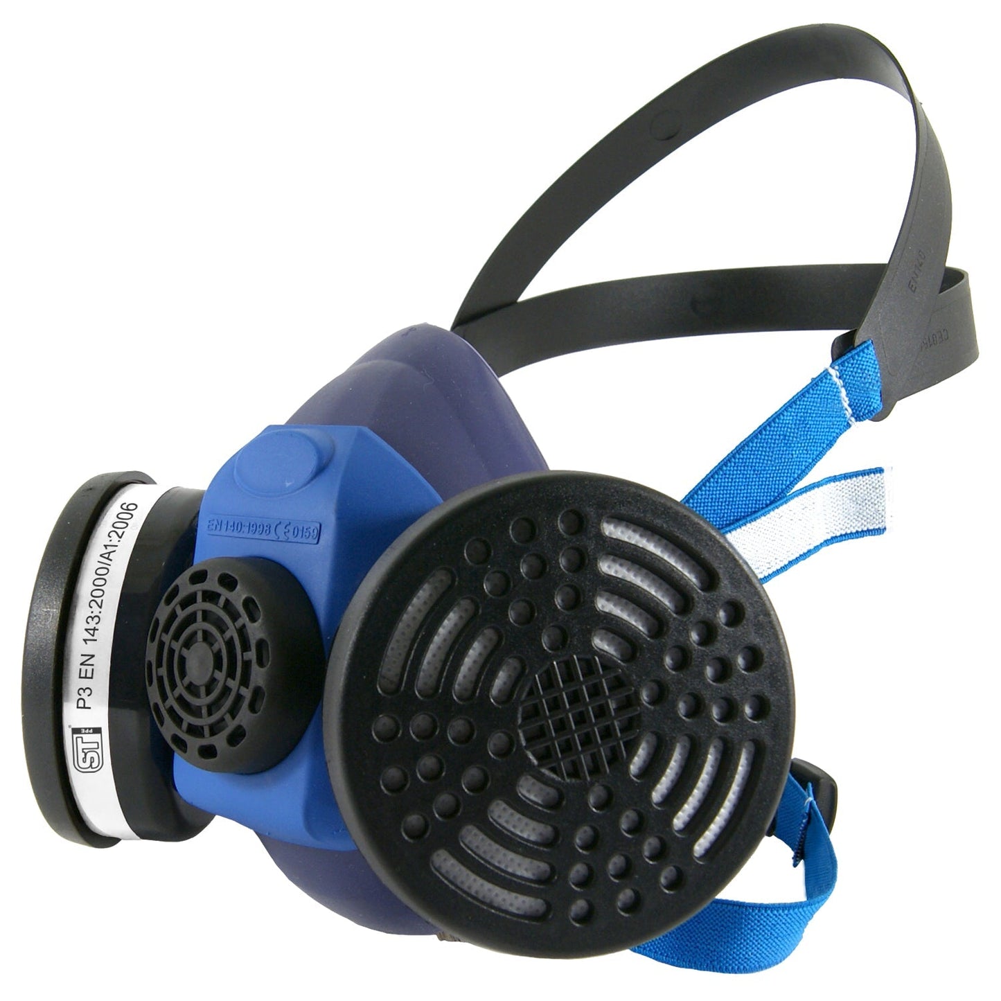Supertouch Half Face Mask with P3 Filters Adjustable Neck Strap Comfortable Fit