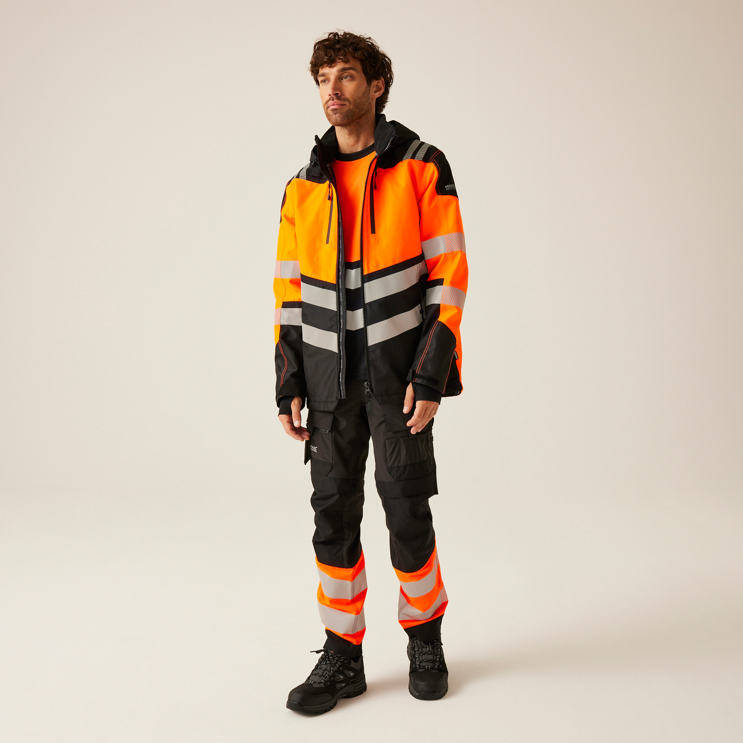 Regatta Professional Hi-VIS X-PRO Waterproof Shell Jacket Class 2 Mens S-4XL