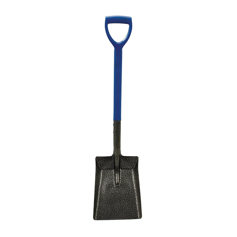 Silverline Square-Mouth Shovel 1000mm Epoxy Coated Steel Shaft for Soil Sand