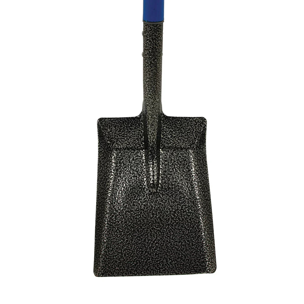 Silverline Square-Mouth Shovel 1000mm Epoxy Coated Steel Shaft for Soil Sand
