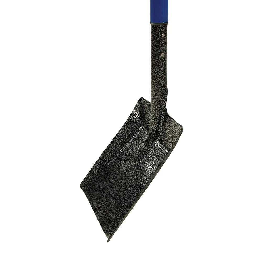 Silverline Square-Mouth Shovel 1000mm Epoxy Coated Steel Shaft for Soil Sand