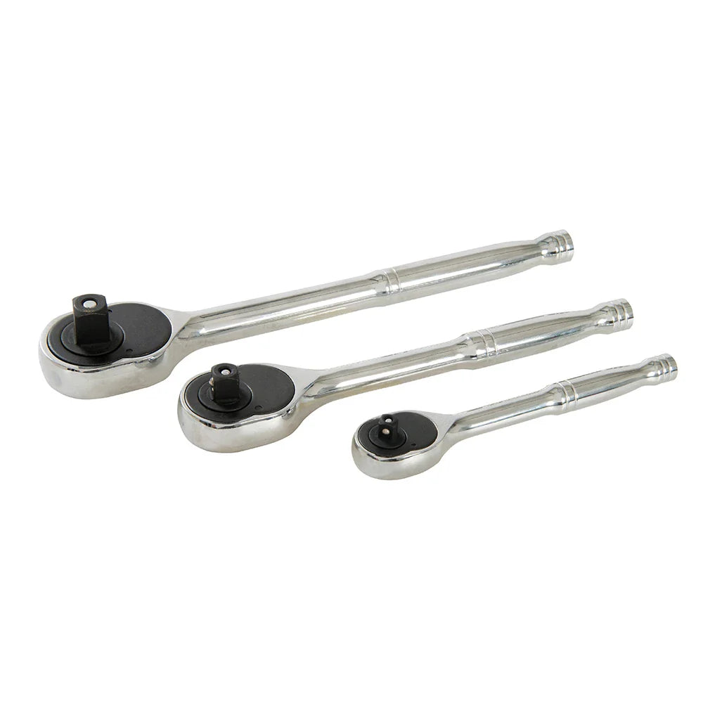 Silverline 90 Piece Mechanics Tool Set with Sockets, Spanners and Ratchets