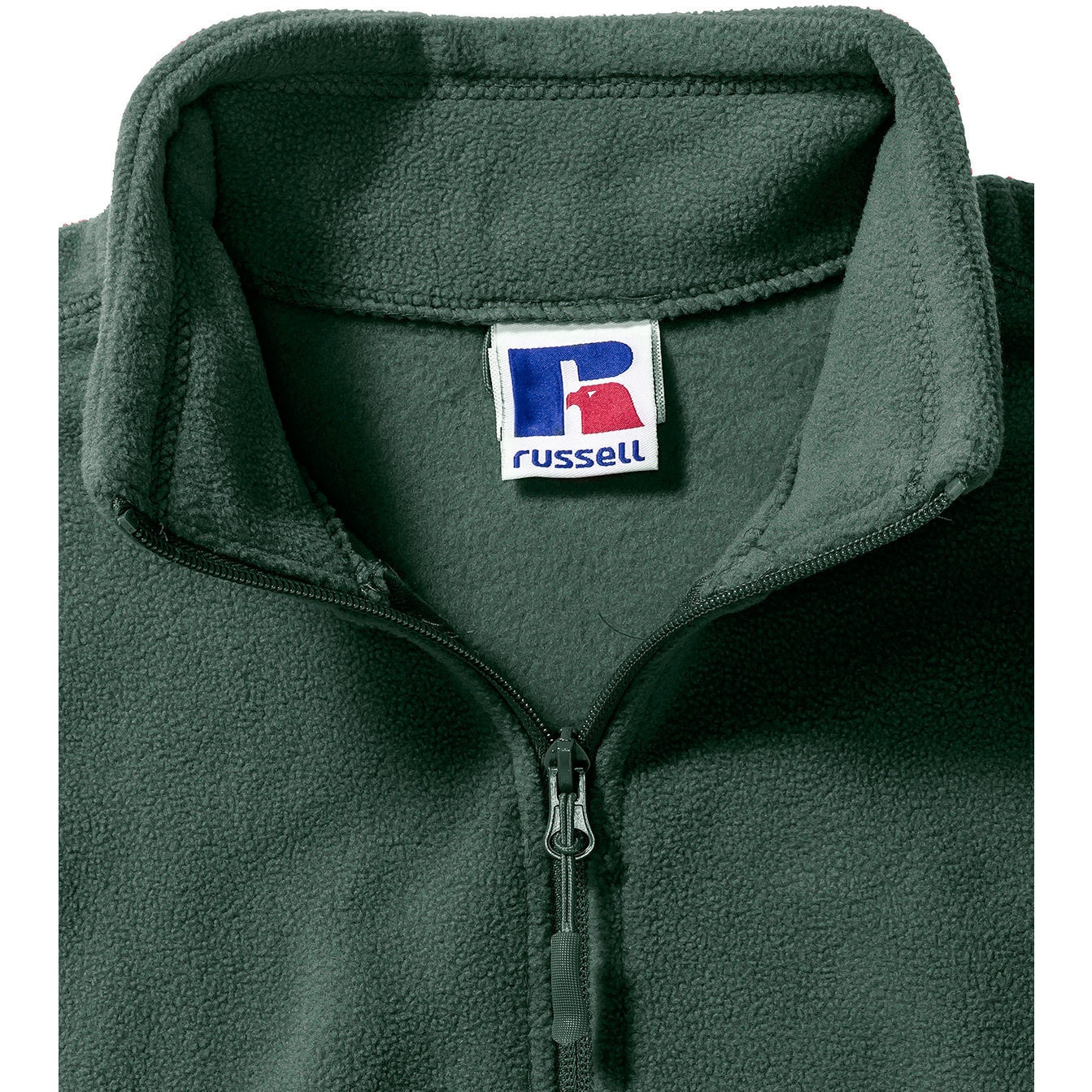 Russell Europe Kids Full-Zip Fleece Jacket with Side Pockets and Cadet Collar