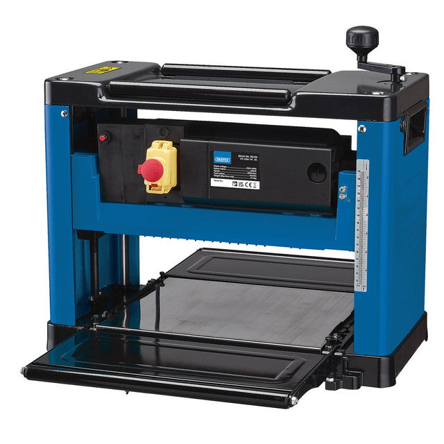Draper Tools 230V Thicknesser 330mm 2000W Planer with Dust Extraction & Safety