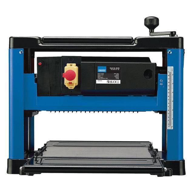 Draper Tools 230V Thicknesser 330mm 2000W Planer with Dust Extraction & Safety