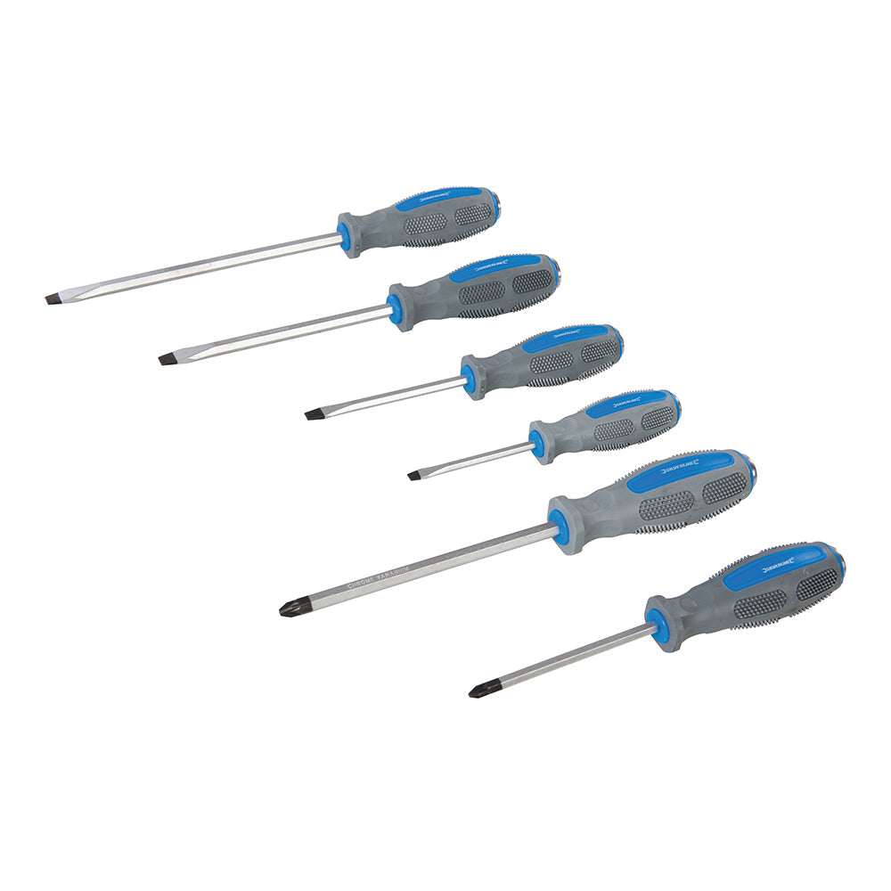 Silverline 6 Piece Hammer-Through Screwdriver Set with Magnetic Tips