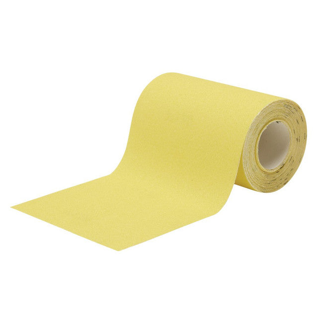 Draper Tools 120 Grit Sanding Roll 115mm x 5M for Woodworking & Metal