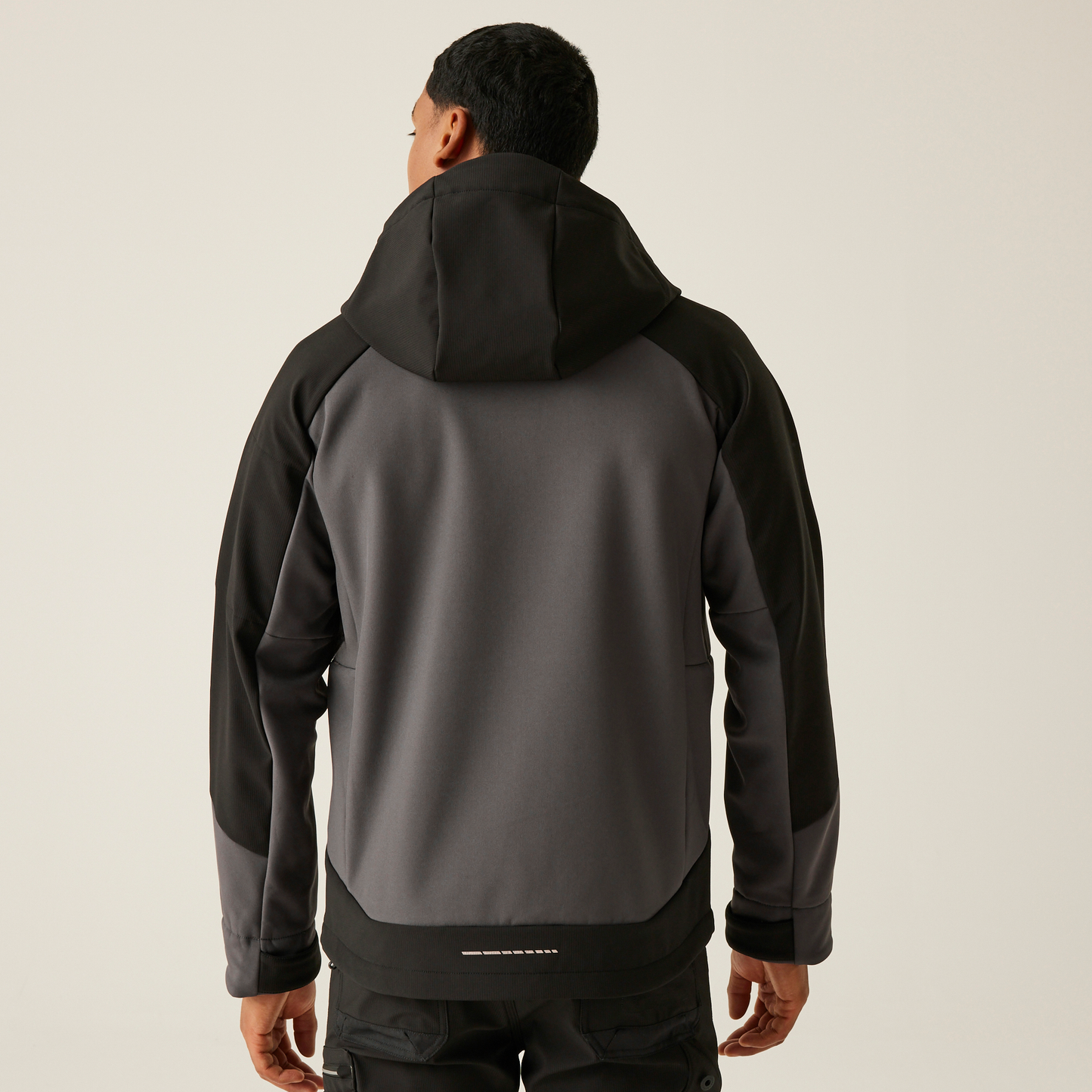 Regatta Professional Men's 4Tex Stretch Softshell Jacket Waterproof Grey Black