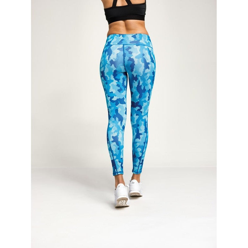 TriDri Women's Performance Hexoflage Leggings Full-Length Camo Print