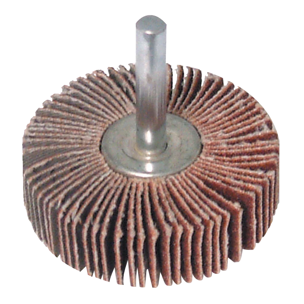 Silverline 40mm Flap Wheel 40 Grit for Wood Metal Paint Plastic 6mm Arbor