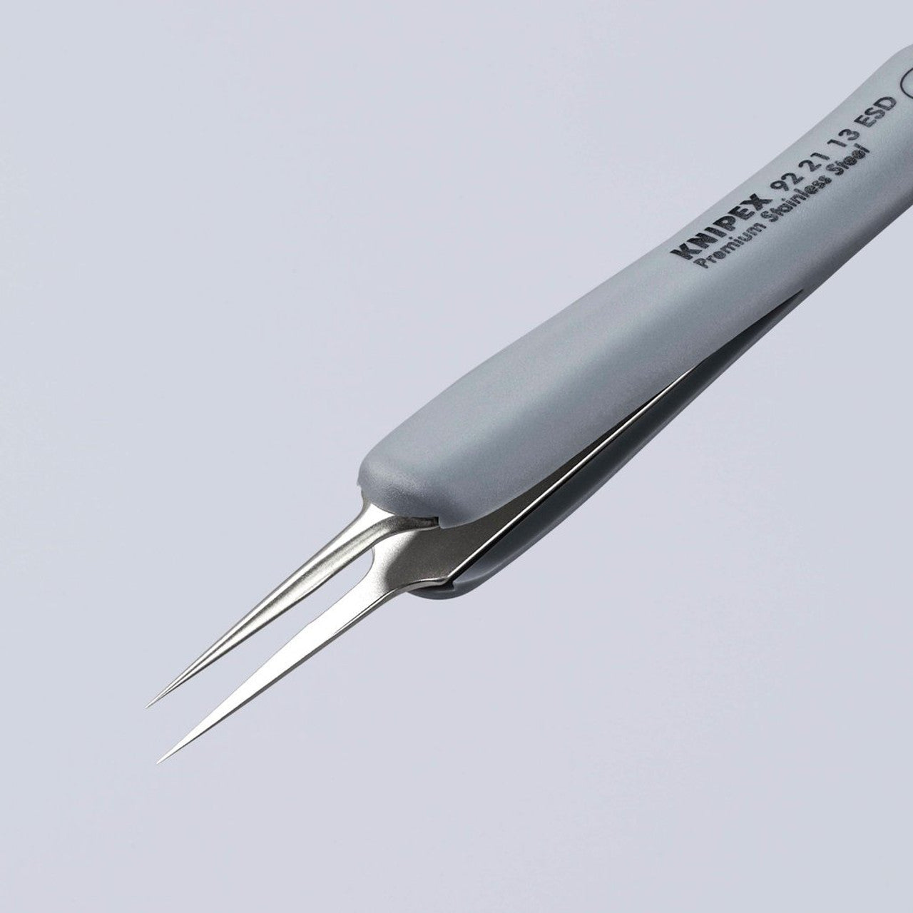 KNIPEX ESD Precision Tweezers 112mm Rubber H&les Antimagnetic Corrosion Resist.