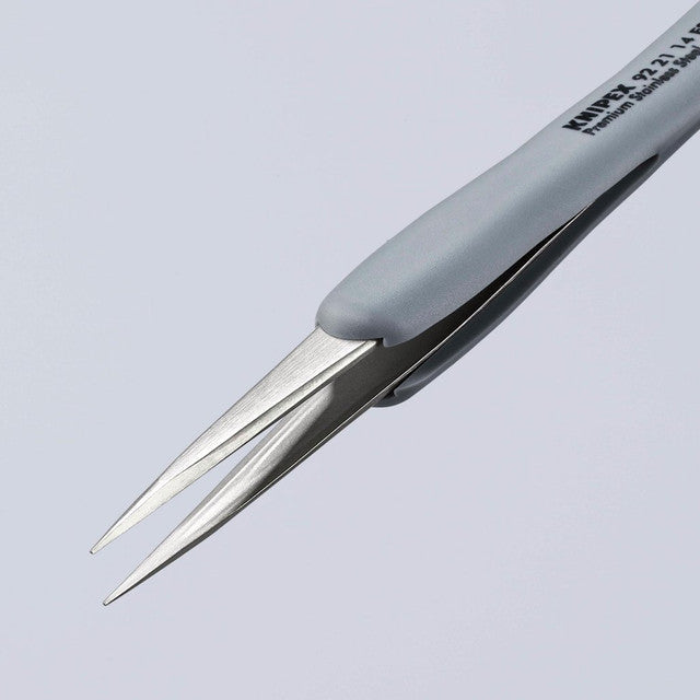 KNIPEX ESD Precision Tweezers 130mm Rubber H&les Antimagnetic Corrosion Resist.