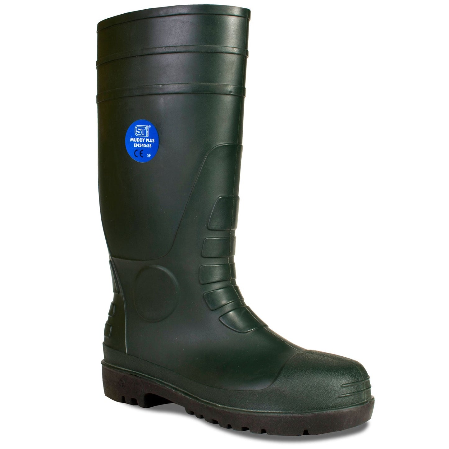 Supertouch Muddy Plus Steel Toe Safety Boots Anti-Slip Oil Resistant Size UK