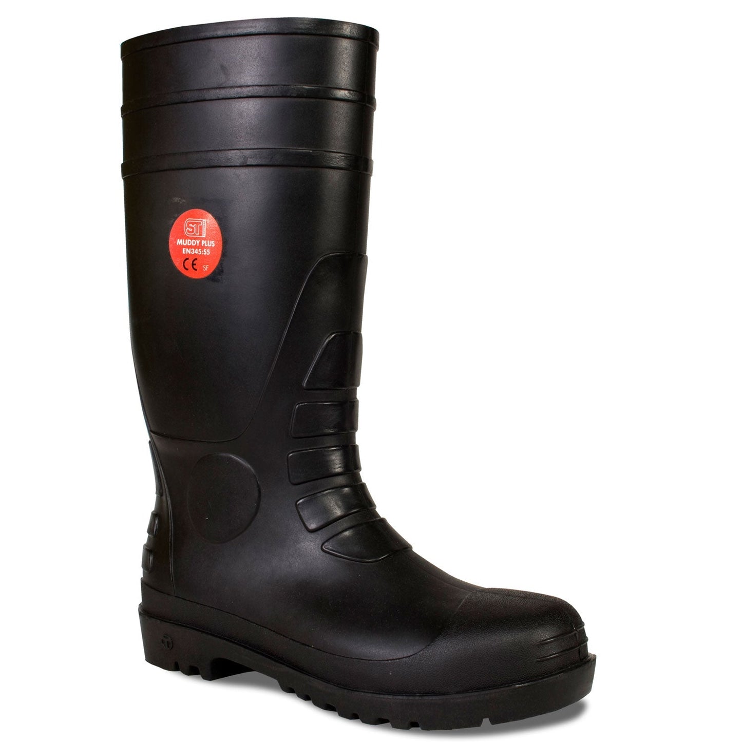 Supertouch Muddy Plus Steel Toe Safety Boots Anti-Slip Oil Resistant Size UK