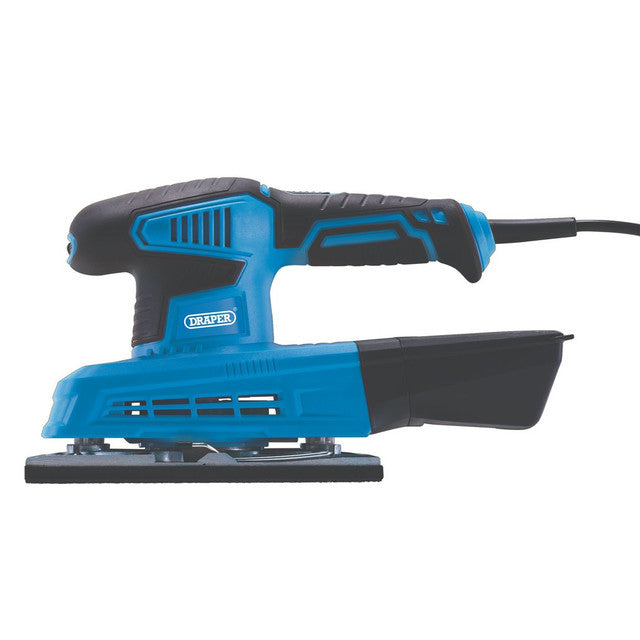 Draper Tools 230V 240W Variable Speed 1/3 Sheet Sander with Dust Collection