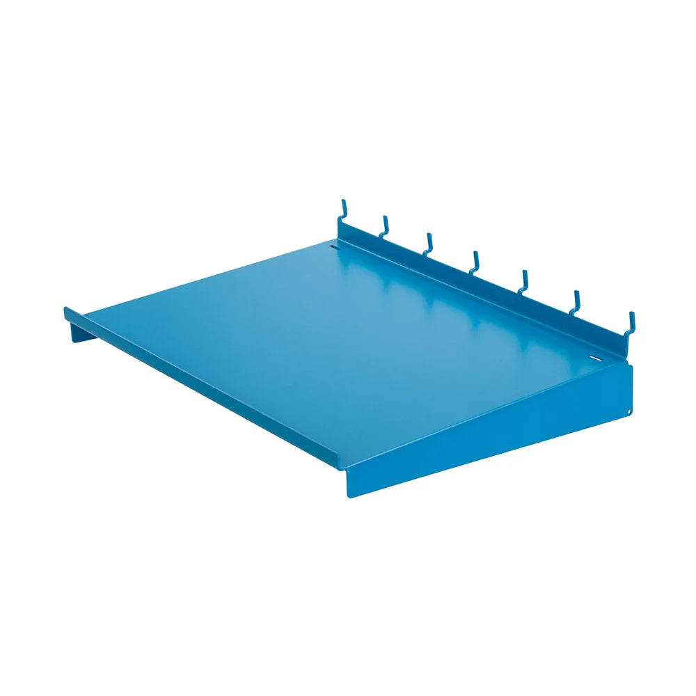 Silverline 300mm Blue Shelf 4 Pack Compatible with Toolbars and Pegboard