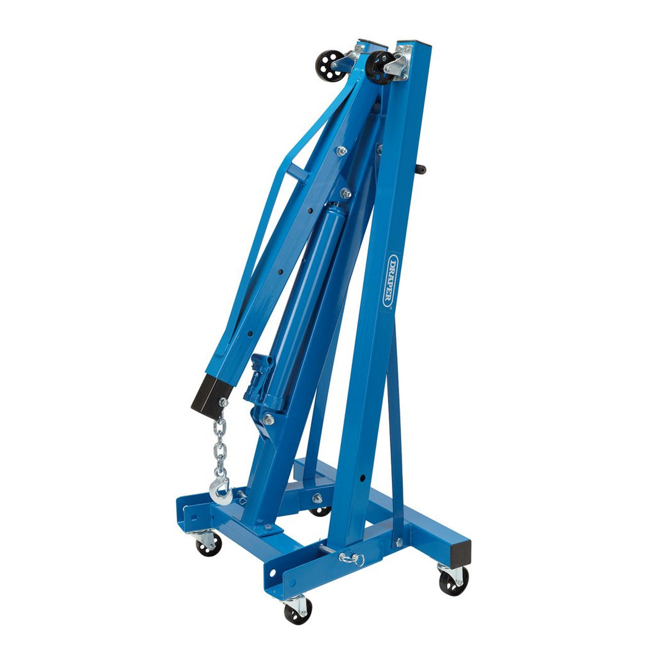 Draper Tools 2 Tonne Engine Crane with Hydraulic Pump and Folding Design