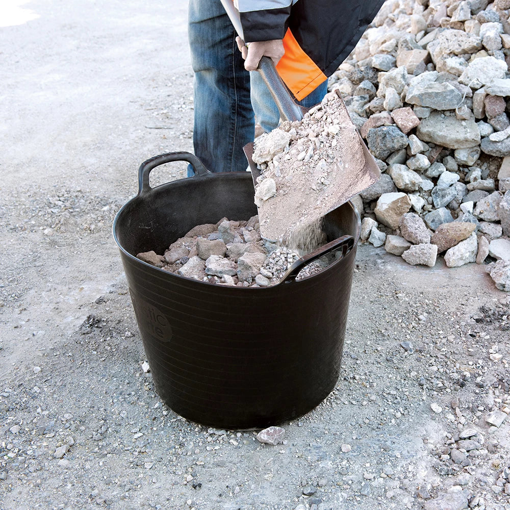 Silverline 42L Multi-Purpose Flexible Tub Strong Transport Bucket for All Uses