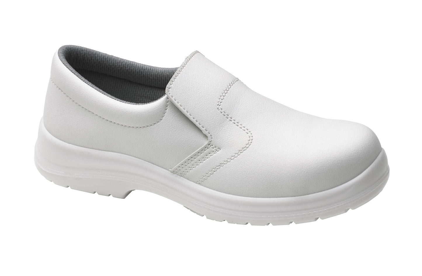 Food X Anti-Bacterial Slip On Safety Shoes Steel Toe Breathable Lightweight