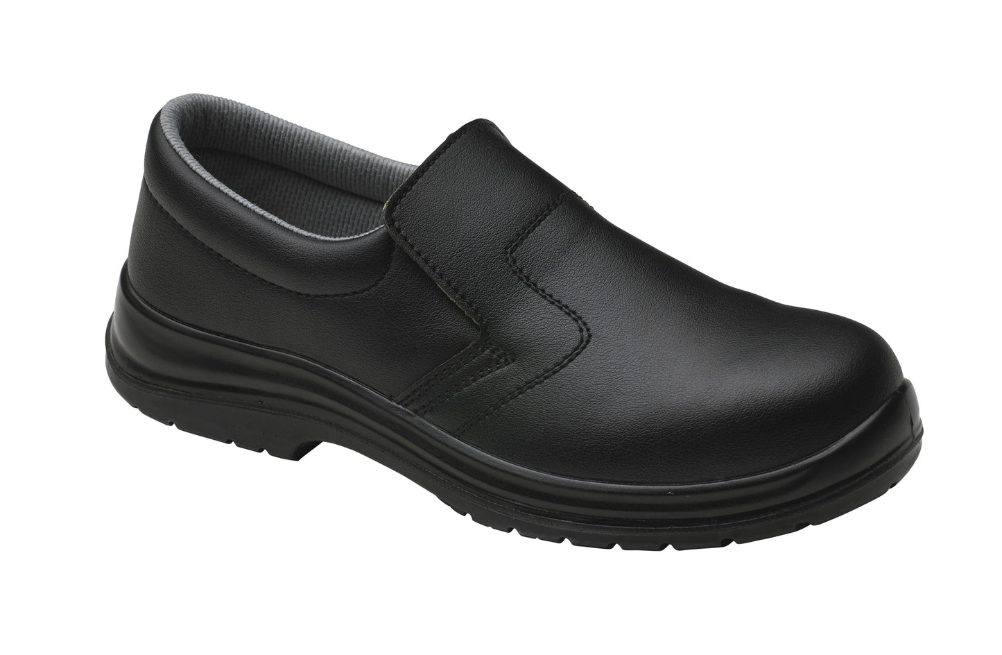 Food X Anti-Bacterial Slip On Safety Shoes Steel Toe Breathable Lightweight