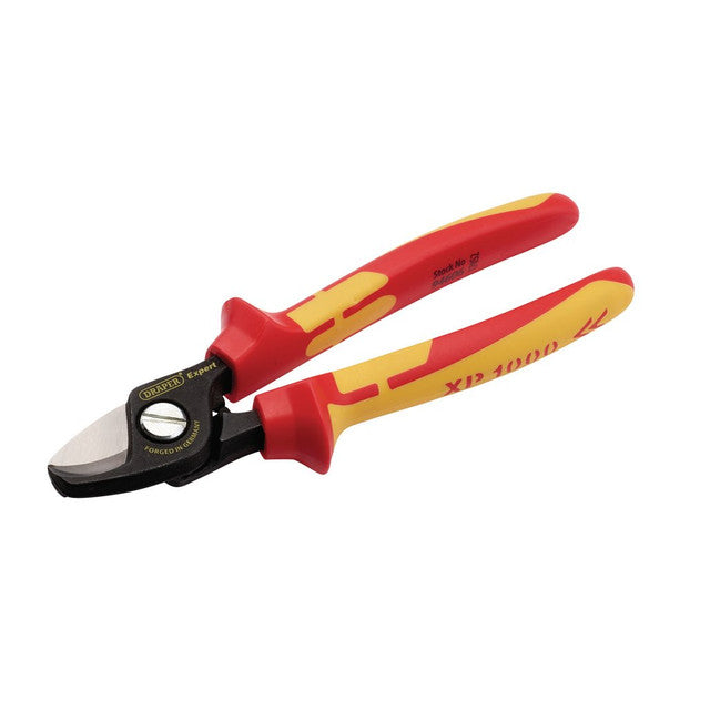Draper Tools XP1000 VDE Cable Shears 170mm Soft Grip Live Circuit Safe