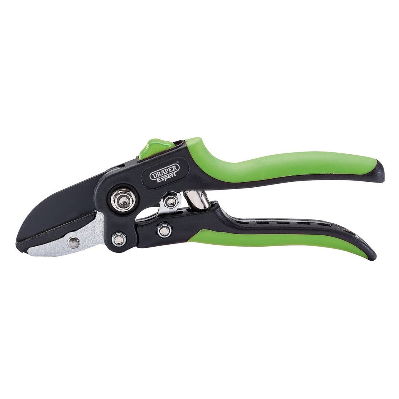 Draper Tools Anvil Pattern Secateurs 200mm Carbon Steel Blades Soft Grip Handle