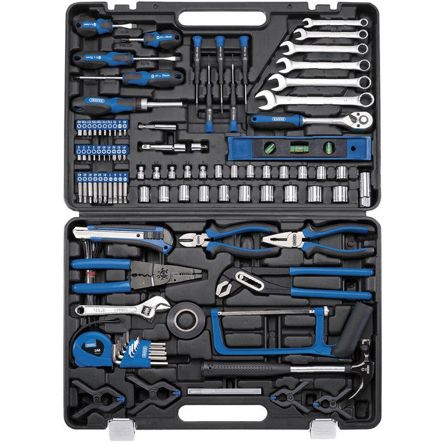 Draper Tools 138 Piece Hand Tool Kit with Ratchet, Hammer, Pliers & More