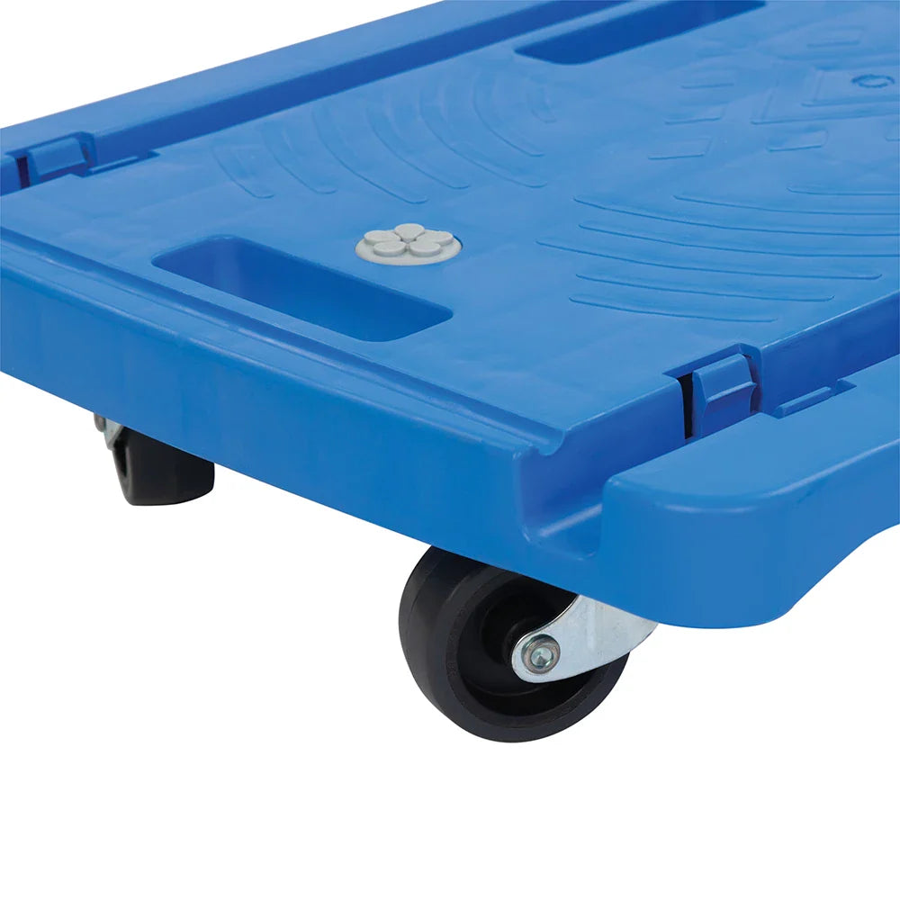 Silverline Polypropylene Platform Hand Truck 100kg Capacity Foldable Handle