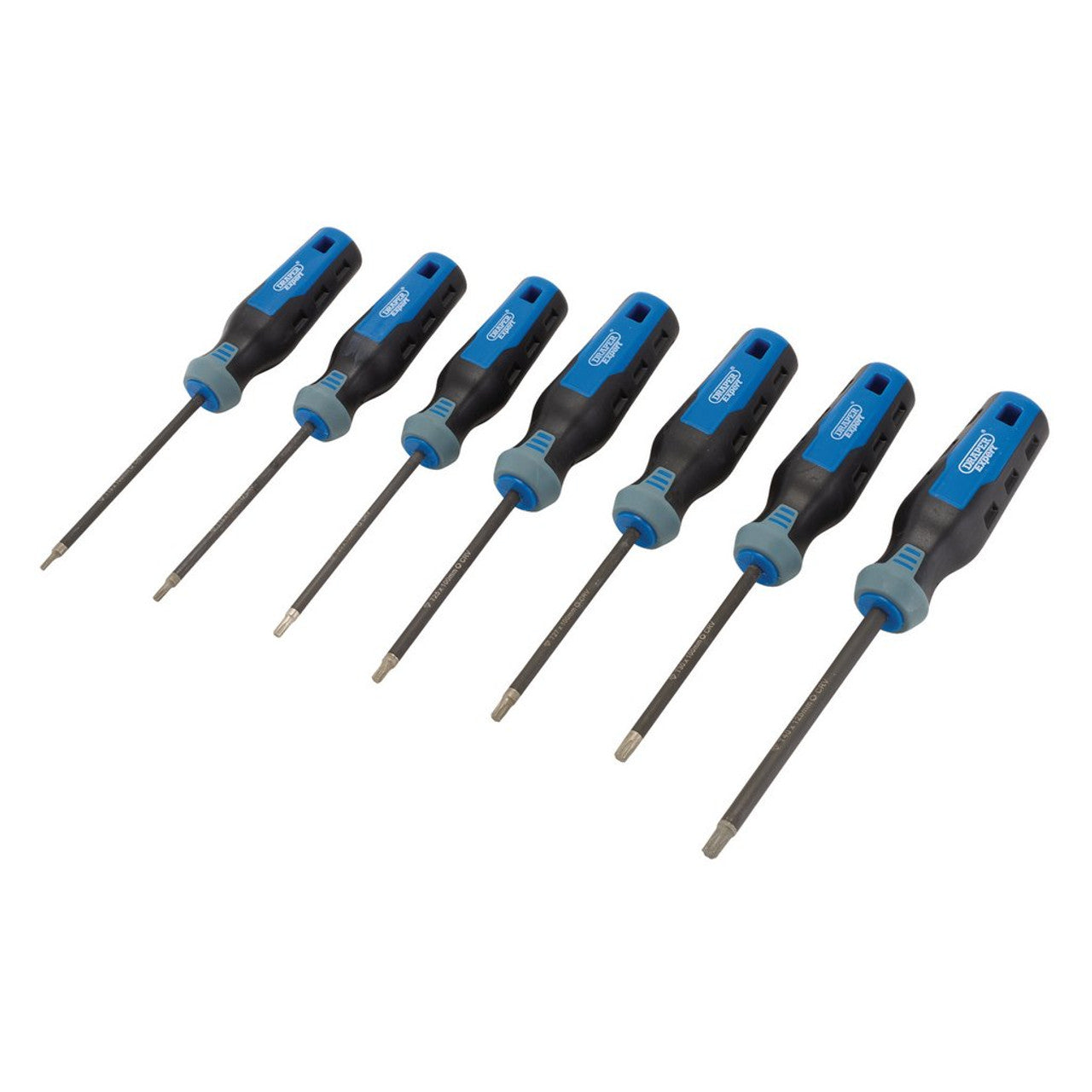 Draper Tools Expert TX-STAR Diamond Tipped Screwdriver Set 7 Piece Professional