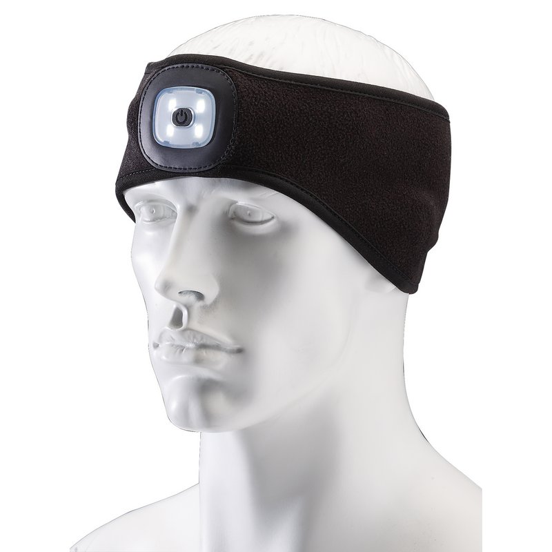 Draper USB Rechargeable Headband Torch LED Headlight 4 Settings Waterproof