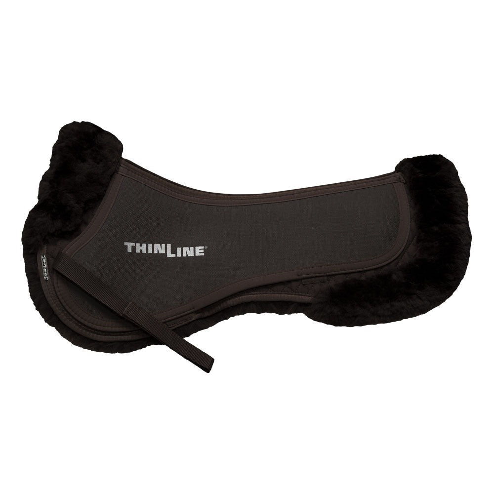 ThinLine Sheepskin Comfort Half Pad #colour_dark-brown