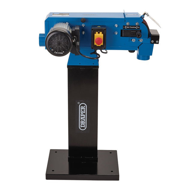 Draper Tools 230V Belt Linisher 1500W with Graphite Base & Dust Extraction