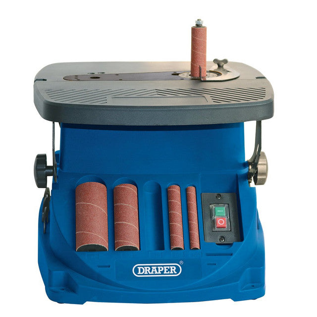 Draper Tools 230V Oscillating Spindle and Belt Sander 450W with Accessories
