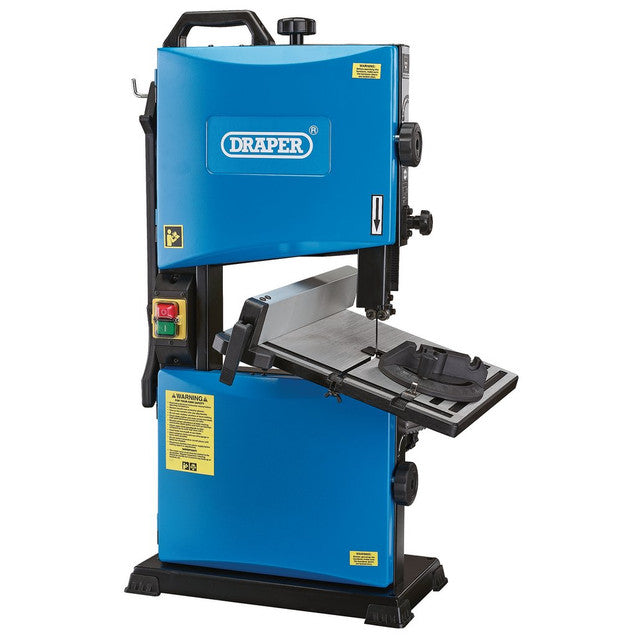 Draper Tools 300W Bandsaw 228mm Bench Mounted with Mitre Guide & Accessories
