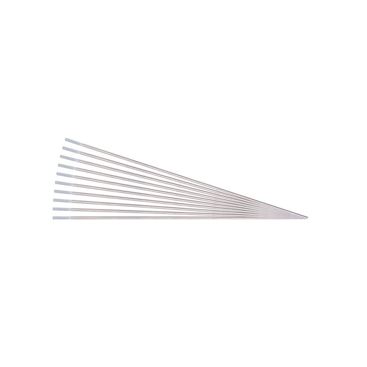 Draper Zirconiated Tungsten Electrodes 1.6mm x 150mm Pack of 10 for AC Welding